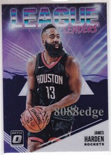 2018-19 DONRUSS OPTIC LEAGUE LEADERS PURPLE: JAMES HARDEN #1 ROCKETS NBA TOP 75