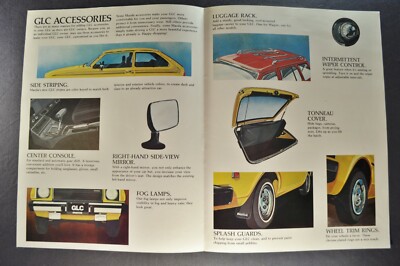 1979 Mazda GLC Accessories Brochure Folder Hatchback Wagon