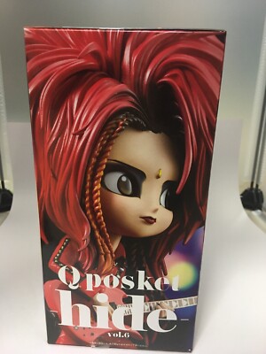 ミュージシャン hideQposket 6 In Stock Bandai Original QPOSKET Rock Singer XJapan Guitar