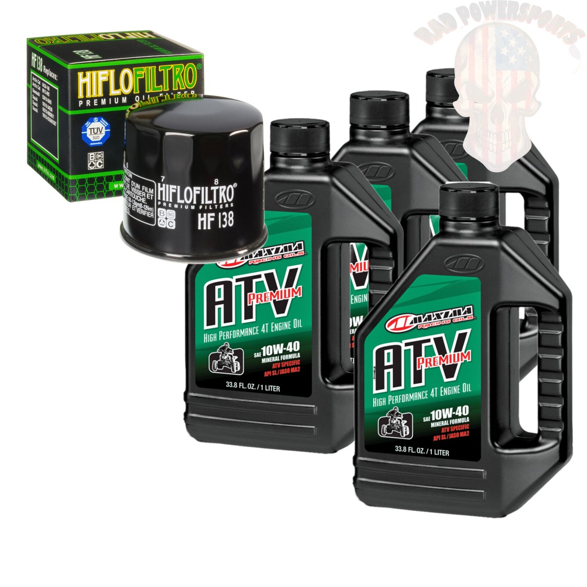 10W-40 Oil Change Kit For 2007 Arctic Cat 400 4x4 Automatic TRV | eBay