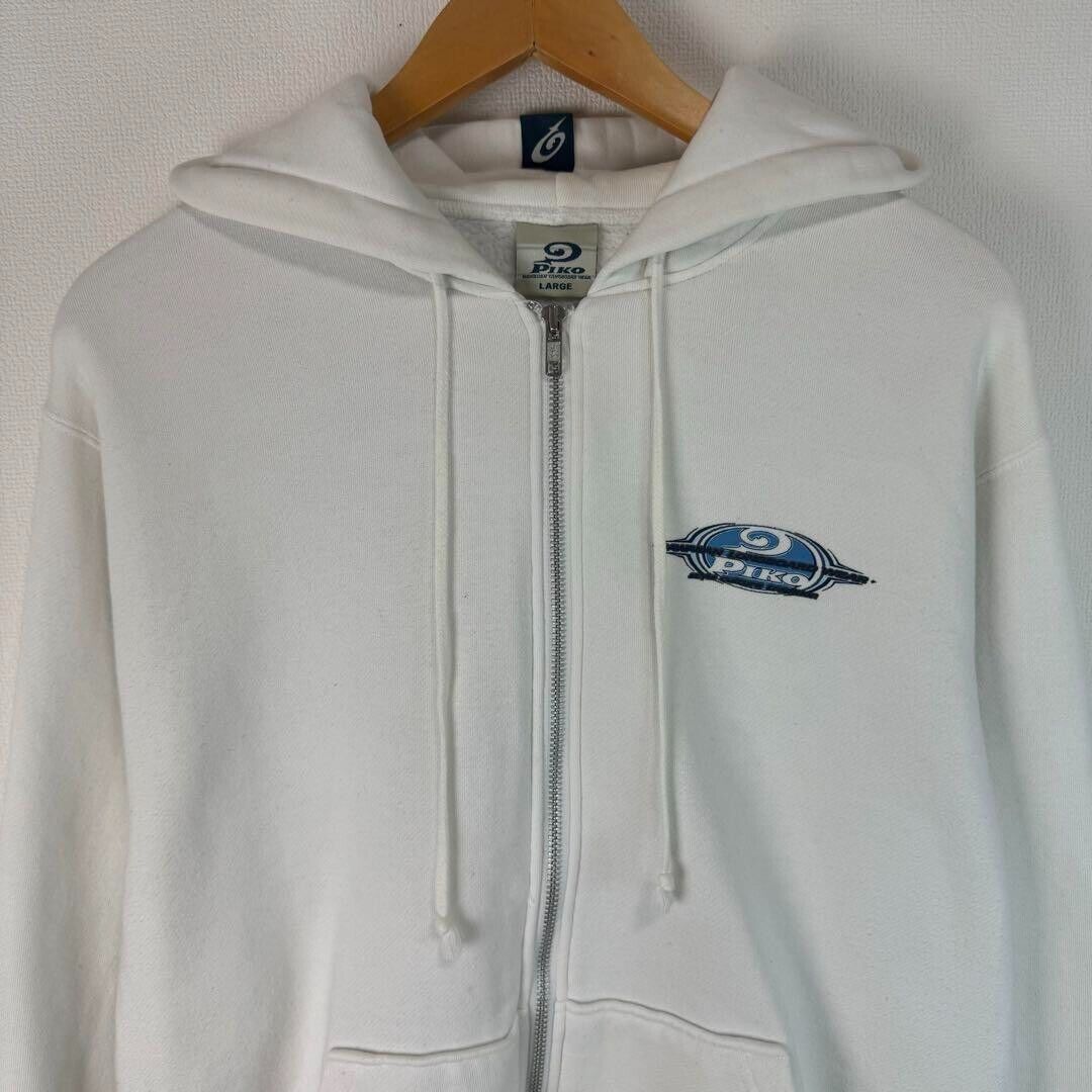 90s PIKO Zip hoodie Sweatshirt Oversized Men's Size L 90s PIKO Zip hoodie Sweatshirt Oversized Men's Size L