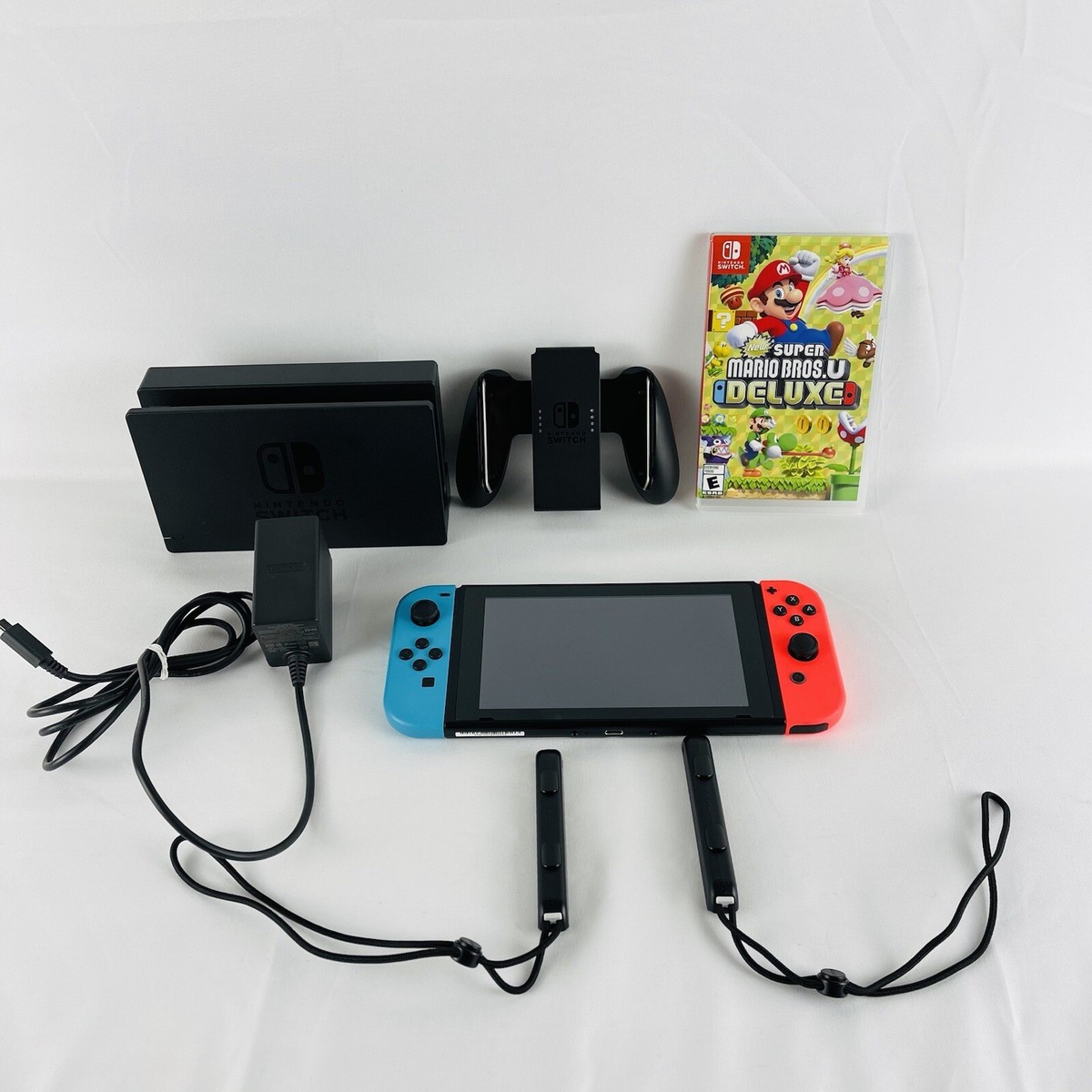Nintendo Switch Console with Neon Red and Neon Blue Joy-Con Nintendo Switch Console with Neon Red and Neon Blue Joy-Con