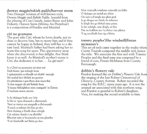 Altan First Ten Years 1986/1995 CASSETTE ALBUM Celtic Folk Irish USA issue 1995 - Picture 6 of 11