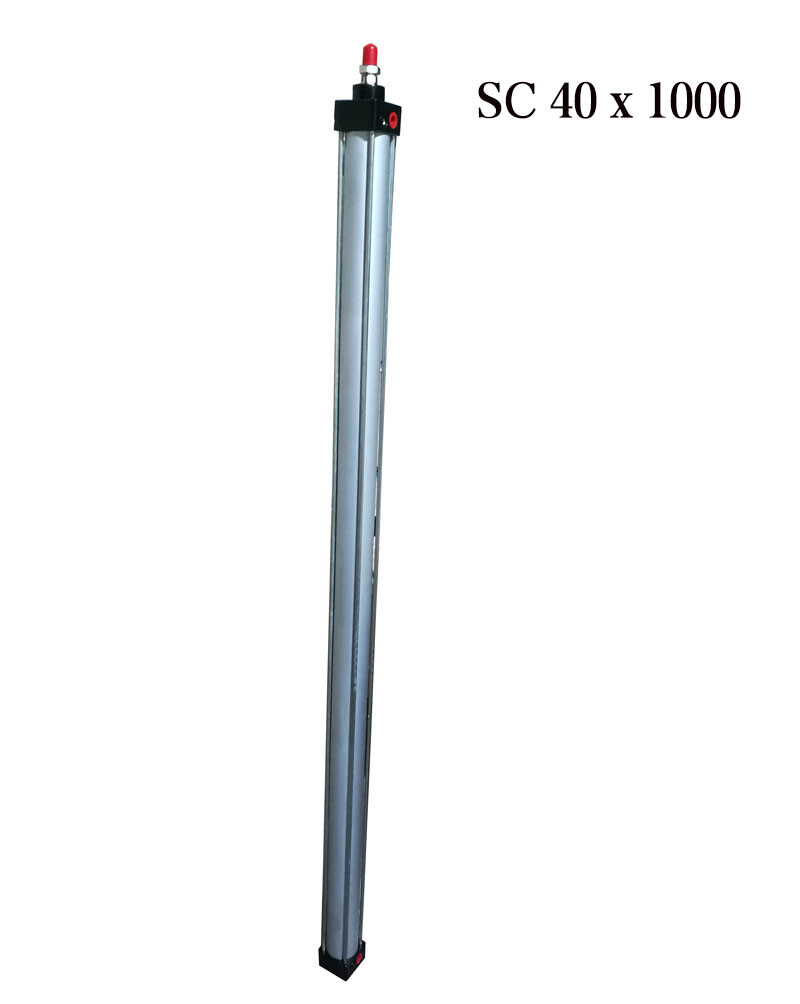 Pneumatic Air Cylinder Dual Action 1.5'' Cylinder Bore 40'' Stroke Single Rod