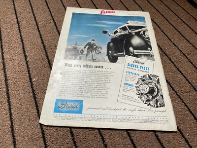 AC5 ADVERT 11X9 BRISTOL SLEEVE VALVE ENGINES CENTAURUS & HERCULES