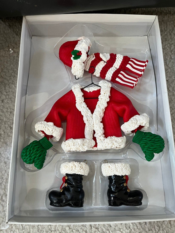 Dept 56 Santa Suit Ornament Set