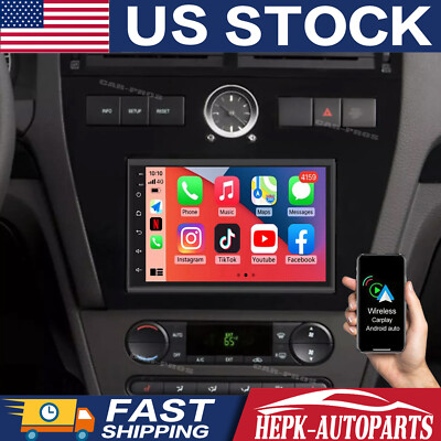 Apple Carplay Android 13 Car Stereo Radio GPS Navi BT For 2006-2009 Ford Fusion