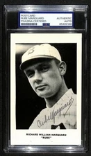 Rube Marquard HOF Signed 3.5x5.5 Photo Post Card Dodgers PSA/DNA 194953