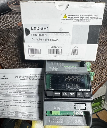 New Emerson Electronic expansion valve controller EXD-SH1 Single EXV 807855 NIB
