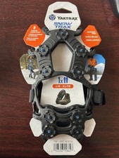 YAKTRAX Snow Trax Traction Shoes Covers with Spikes  Strap Men  Women L/XL