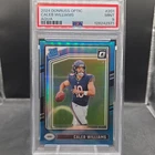 2024 Donruss Optic CALEB WILLIAMS Rated Rookie Aqua Blue /299 BEARS PSA 9