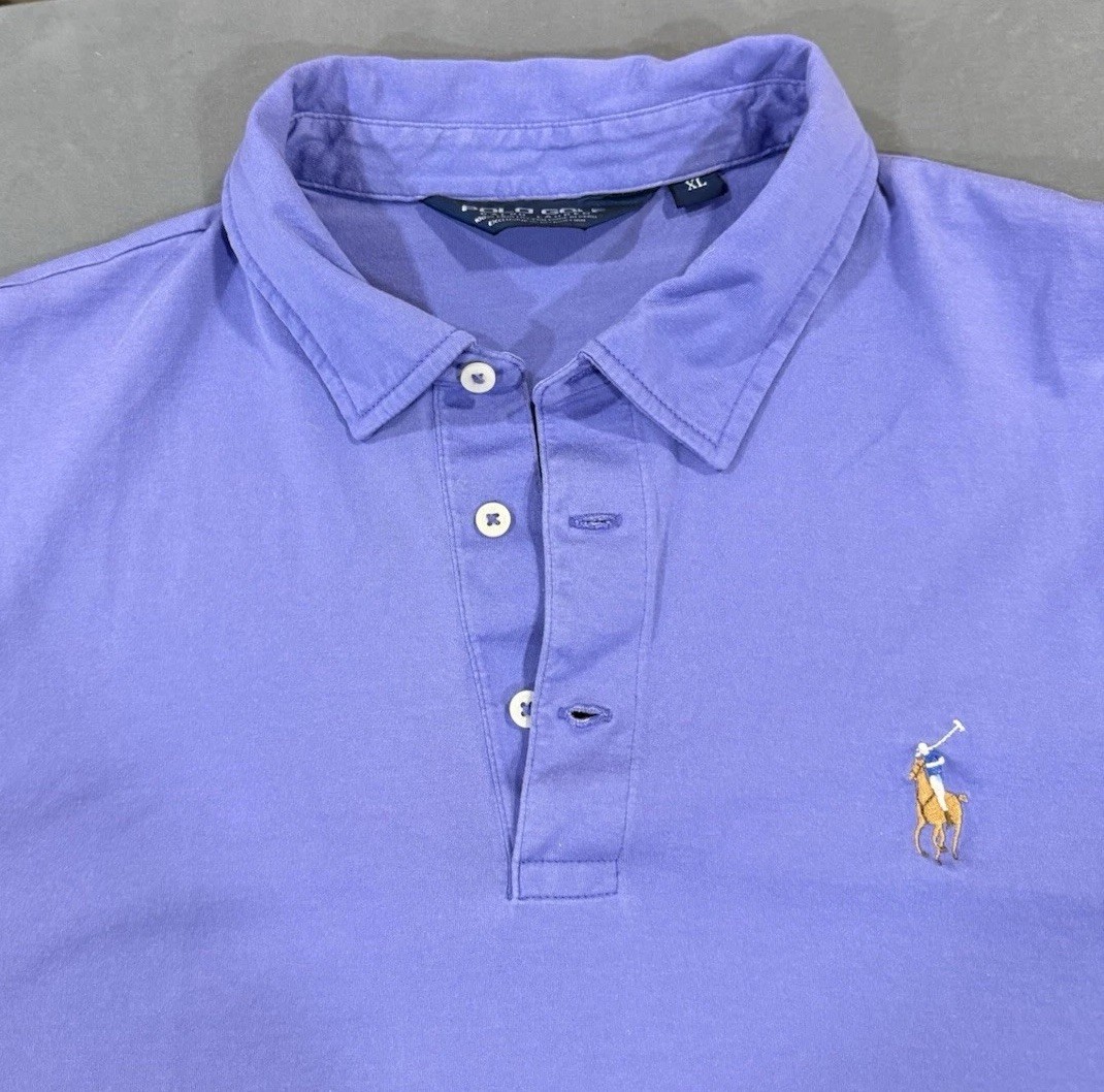 Ralph Lauren Purple Golf Club Polo Shirt