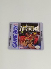 CASTLEVANIA ADVENTURE (USA) Game Boy / GameBoy GB replacement label
