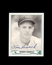 Tommy Henrich Signed 1946 Play Ball 1984 TCMA New York Yankees Autograph