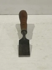 Vintage Buck Bros. 1.5” Cast Steel Wood Handle Firmer Chisel Woodworking USA