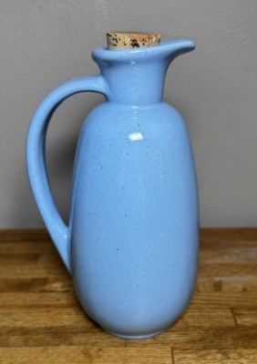 Frankoma Plainsman RARE Blue 835 Vintage Art Deco Mid Century READ