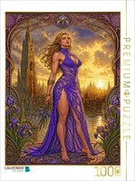Calvendo Puzzle Dusana – The Golden City | 1000 Pieces, Finished Size 25.2 × 18.
