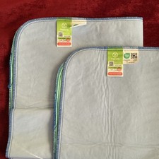 Improvia Washable Underpads 34  x36  Green Blue Set Of 2