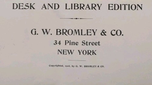 1916 CHELSEA MANHATTAN Map NEW YORK CITY NY ~ Old Antique Original CHELSEA PARK - Picture 6 of 7
