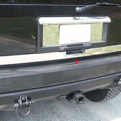 1pc. Luxury FX Chrome Rear Tailgate Trim for 2003-2009 Hummer H2