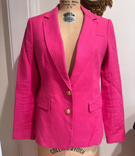 BANANA REPUBLIC HOT PINK BLAZER with GOLD BUT...