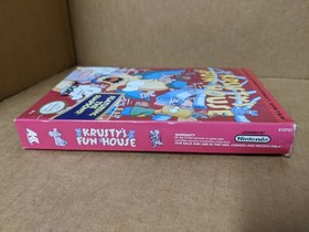 Krusty's Fun House for Nintendo NES Complete in Box with poster The Simpsons