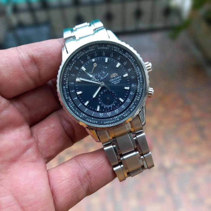 RARE Orient King Master GMT Worldtimer Automatic … - image 3