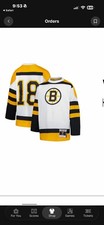 Mitchell & Ness WILLIE O'REE 1958 Boston Bruins NHL Blue Line Jersey Boys L/XL