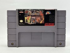 WWF Wrestlemania Arcade Game - Super Nintendo SNES Authentic Tested Working