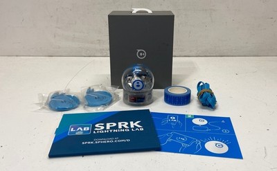 Sphero SPRK+ App-Enabled Robot Base Cables Box Parts and Repair Sold As Is