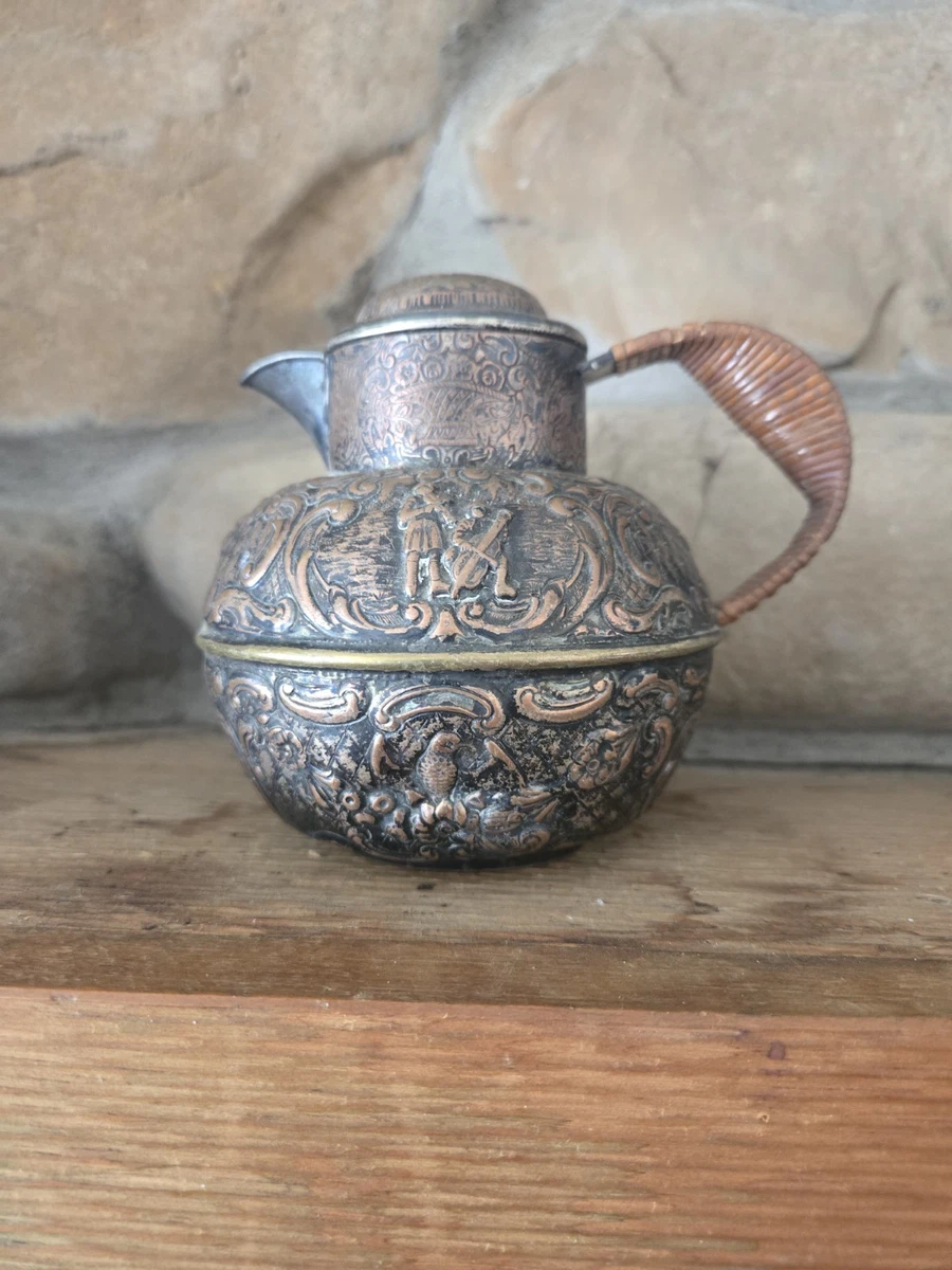 Webster Repousse Antique US Silver-Plated Teapots, Coffee Pots