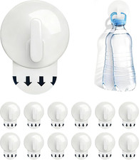 Removable Adhesive Wall Hooks No Damage, Heavy Duty 2.2 Lb, 12-Pack for Christma