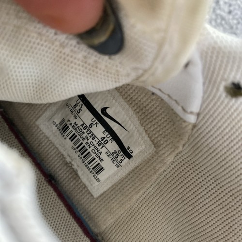 Nike Air Force 1 White Leather Trainers Size UK 6 EU 40 US 8.5 - Bild 21 von 21