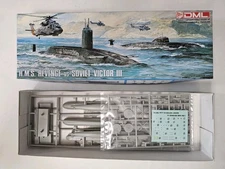 DML #7007 HMS Revenge vs Soviet Victor III, Submarine - 1/700 Open Box