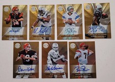 2012 Panini Totally Certified Football Platinum Gold Signatures /10 /5 - singles
