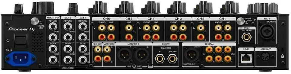 Pioneer DJ DJM-V10-LF 6ch Professional DJ Mixer Long Fader Type Black - Image 4 of 4