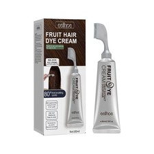 Universal Fruit Dyeing Hair Cream with a Comb Hair Dye Plant Essence Hair Dye