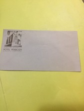 Hotel Peabody Memphis Tennessee unused envelope with logo circa 1930