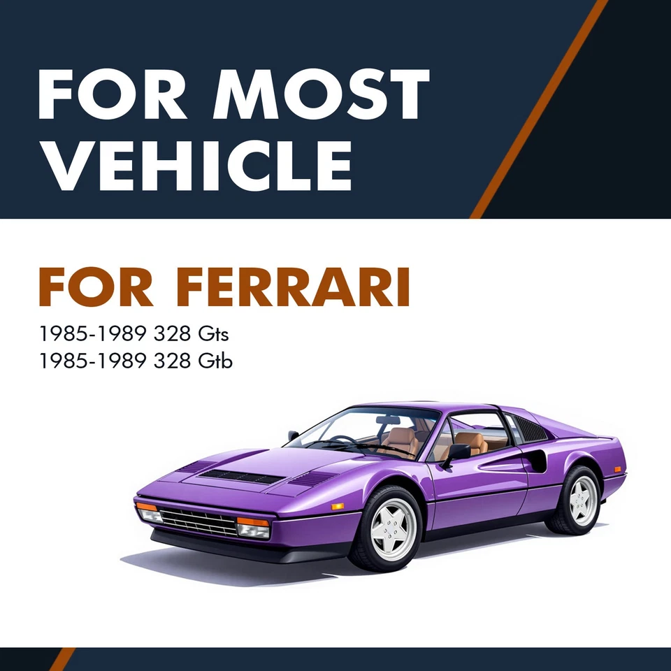 Juego de 4 soportes de elevación de tapa de maletero delantero-trasero para Ferrari 328 Gts 1985-1989 Foto 2 de 4