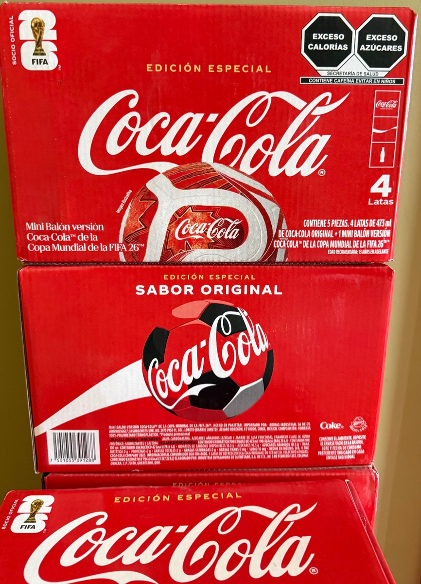 Trionda Coca Cola 4pk Mini Ball Special Edition World Cup Mexico