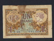 FRANCHE CHAMBRE DE COMMERCE 1 FRANC 1920 -COMBINED SHIPPING FOR MULTIPLE PURCHASES-