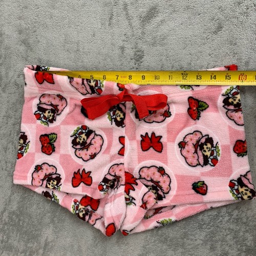 Strawberry Shortcake Shorts Youth Girls XL Soft Loungewear Sleepwear Pink AOP 2” - Picture 3 of 7