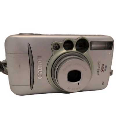 #ad Canon Sure Shot 90U 35mm Point amp; Shoot Film Camera Tested Without Film $59.99