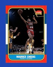 1986-87 Fleer Set-Break # 16 Maurice Cheeks NM-MT OR BETTER *GMCARDS*