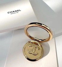 New Chanel Beauty Beaute Gold Phone Finger Ring Holder Vip Gift Accessory