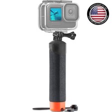 Versatile Waterproof Hand Grip for Action Cameras - Compact Lightweight Design