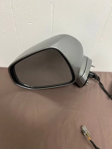 OEM, SIDE MIRROR ASSEMBLY, LH DRIVER, SILVER, 2007 HONDA FIT