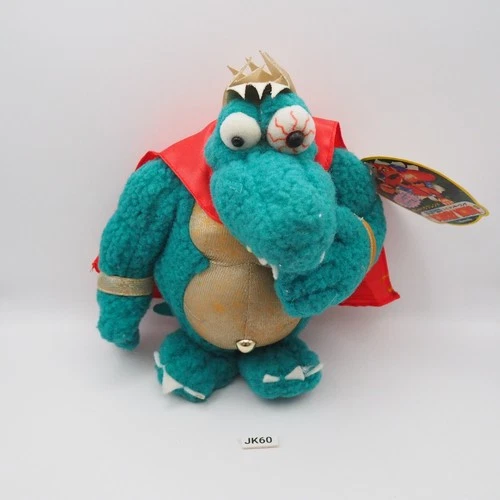 JK60 JUNK Rare Super Donkey Kong Country King K. Rool Yujin 7.5" Plush Toy japan - product listing photo