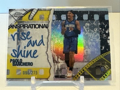 2025-26 Topps Chrome Paolo Banchero /275 Inspirational Yellow Refractor #IP-16