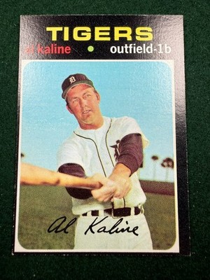 1971 Topps - ''Mr. Tiger'' Al Kaline #180 HOF EX+ clean '71 OC, very nice borders